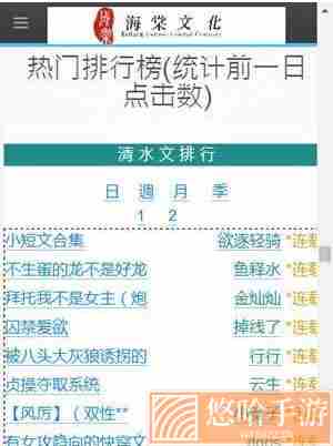 2022年海棠文学城入口位置分享